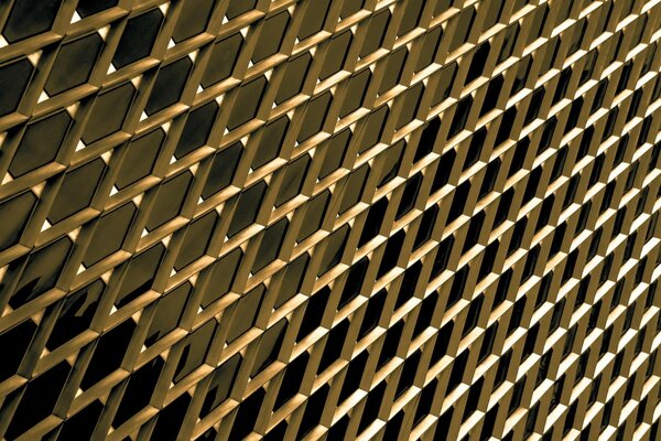 Abstract image in gold and black tones