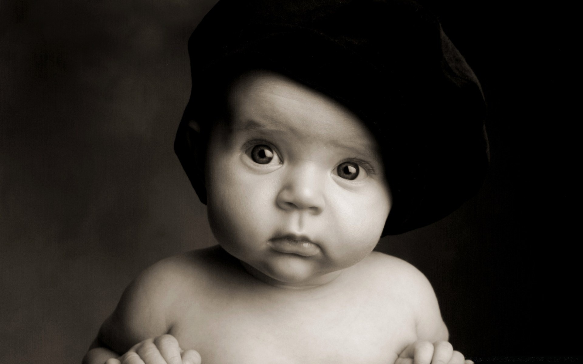 children portrait baby monochrome boy child one nude girl newborn face sepia black and white facial expression eye cute