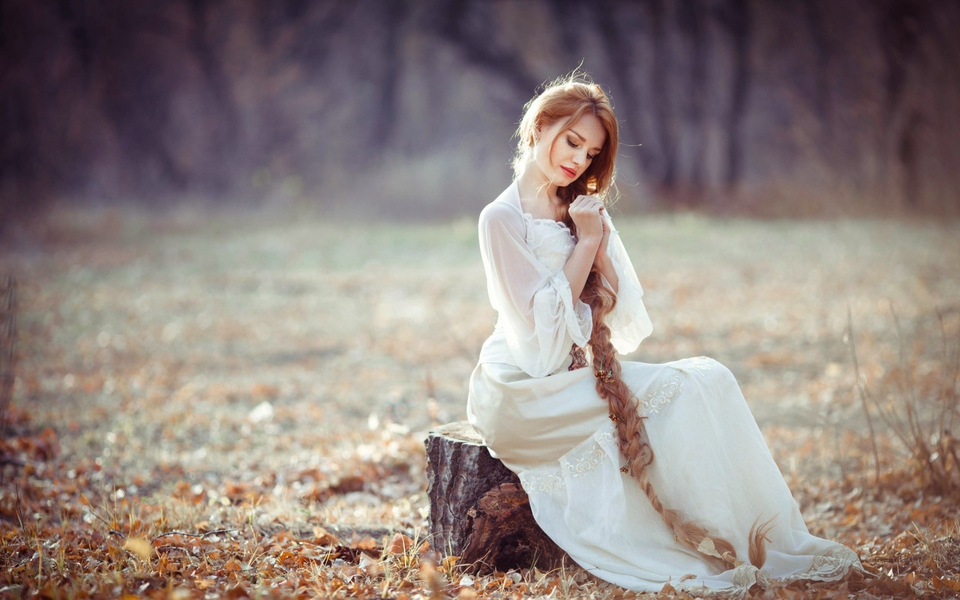 the other girls nature fall outdoors girl woman park fashion relaxation portrait summer wedding beautiful grass one pretty fair weather wood leisure