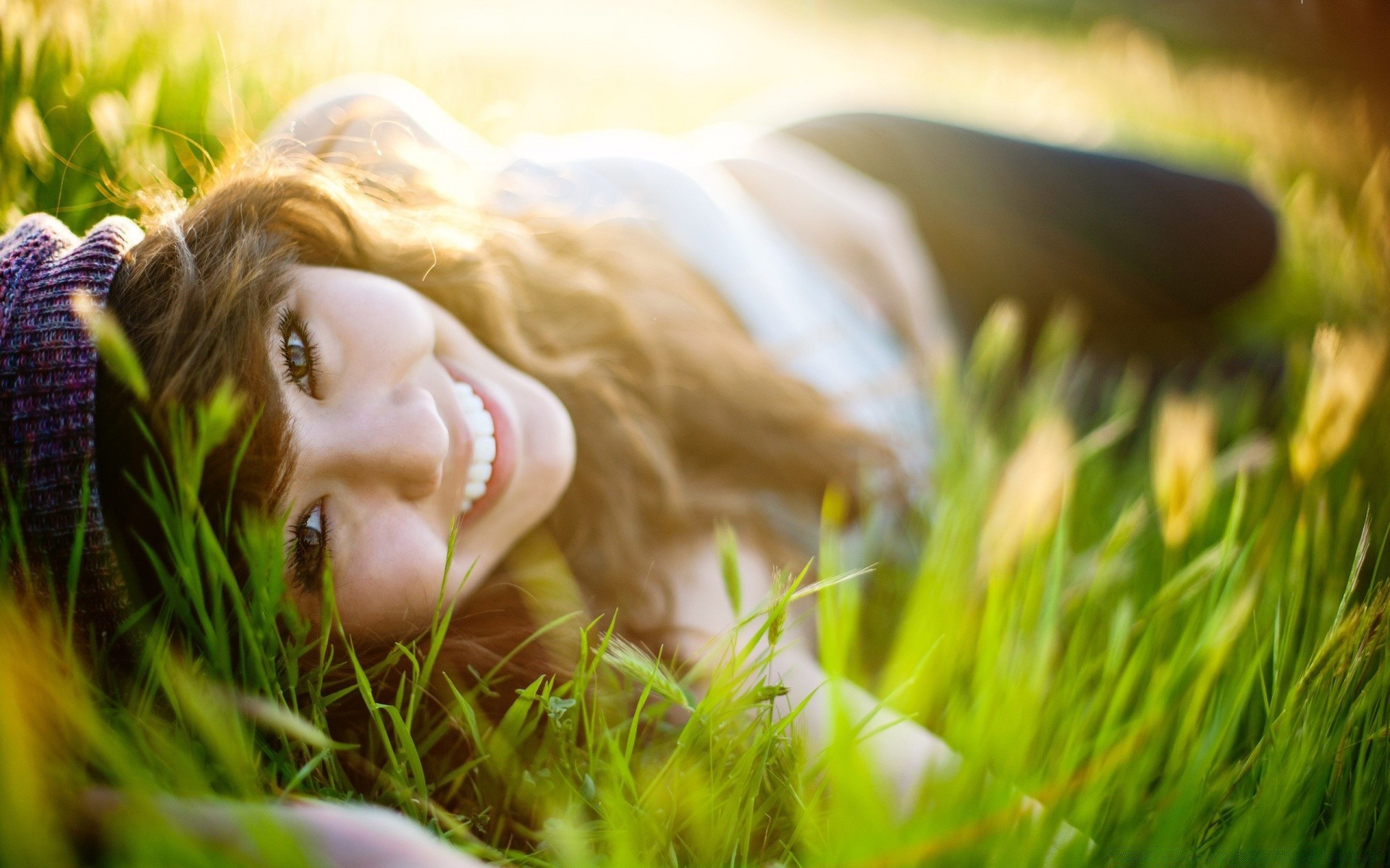 face and smile grass nature summer field outdoors hayfield fair weather beautiful sun relaxation park cute leisure