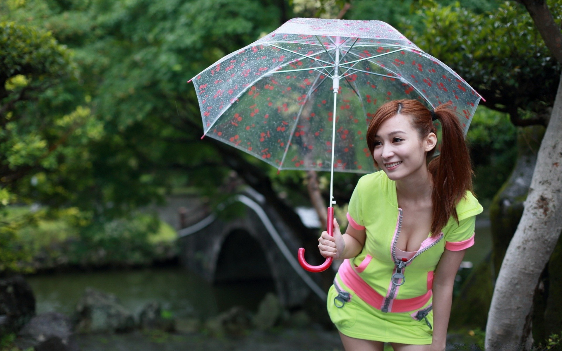 the other girls umbrella rain nature park outdoors summer beautiful girl child leisure grass woman outside young fun fall pretty lifestyle