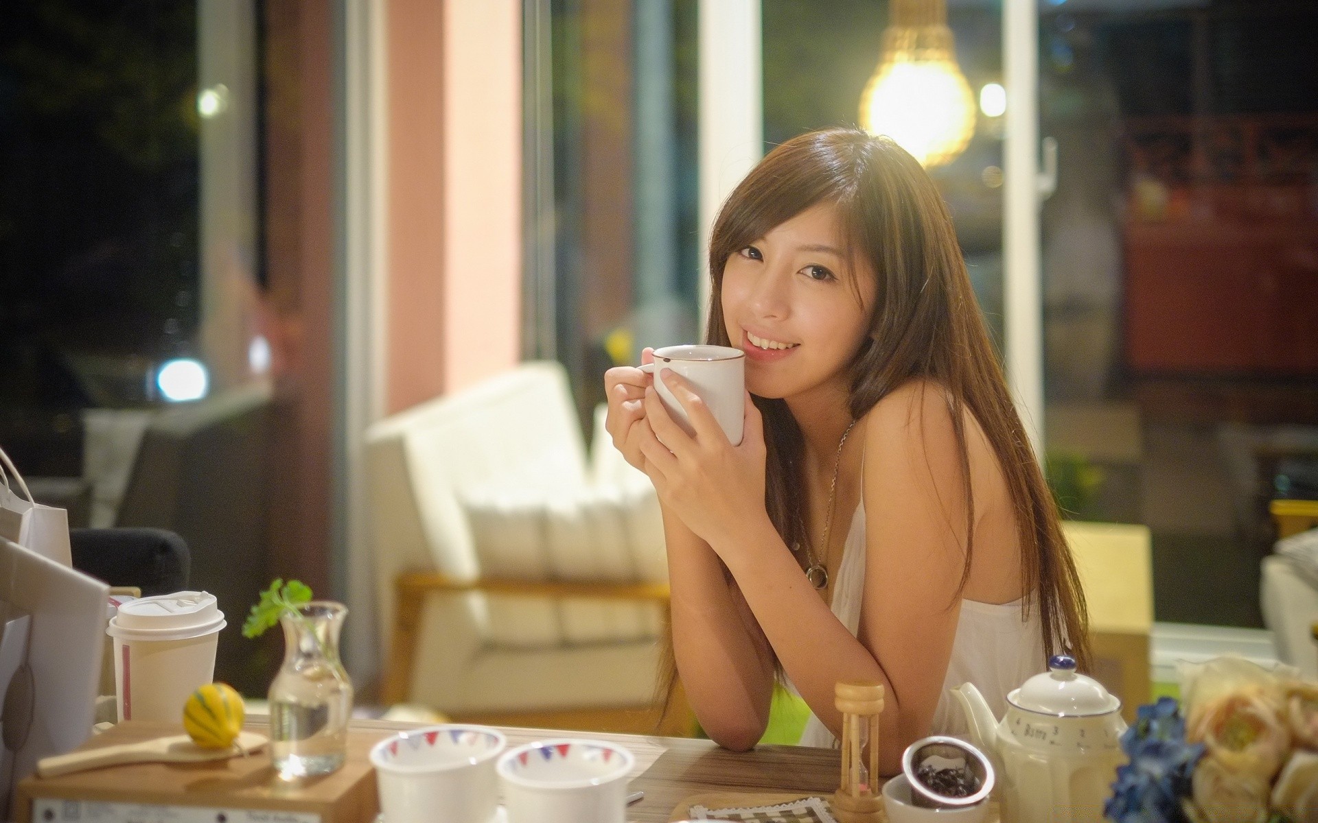 the other girls coffee tea woman indoors cup breakfast drink sit enjoyment table adult dawn restaurant room relaxation leisure furniture coffee cup