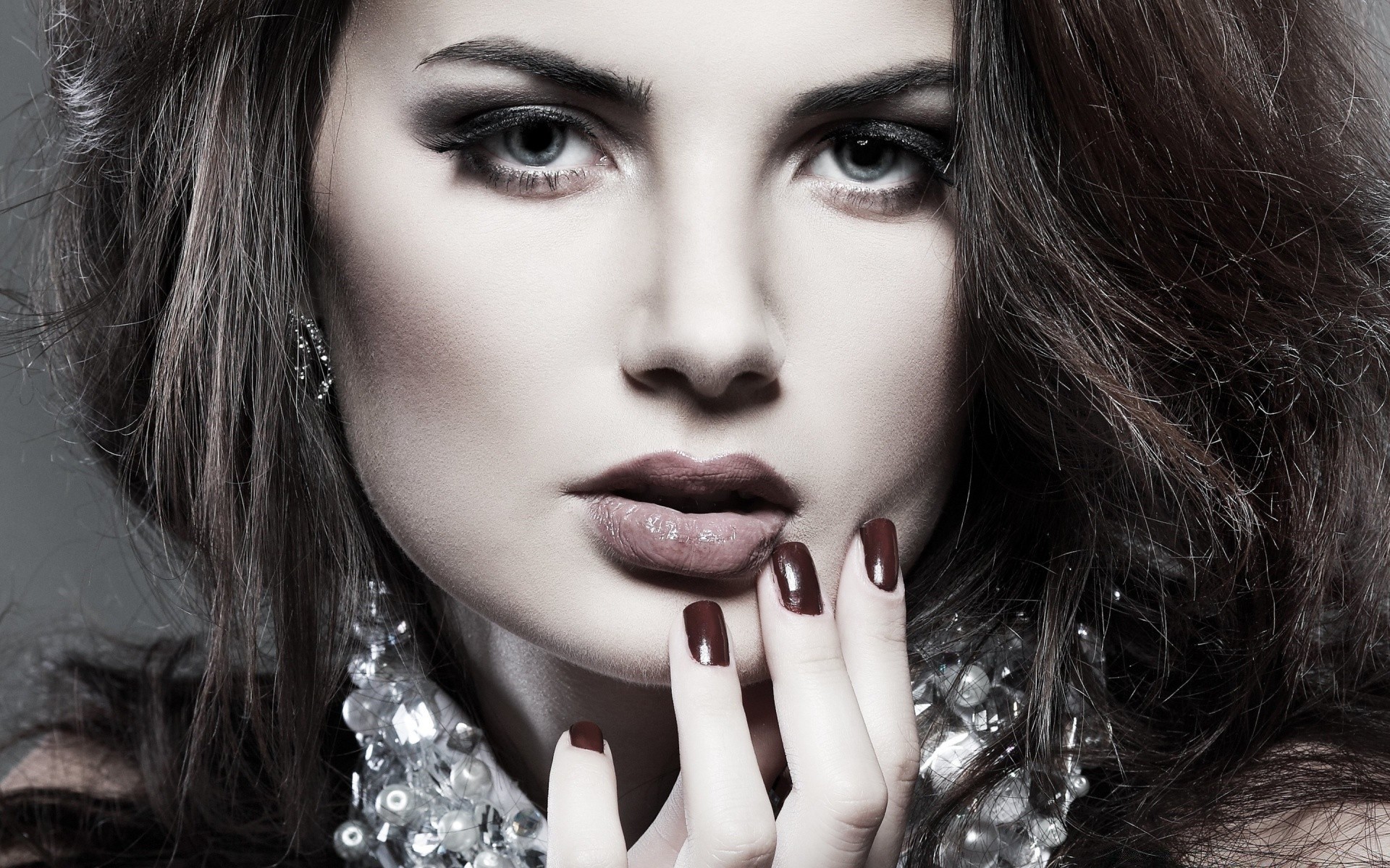 the other girls fashion glamour woman lips sexy eye portrait model girl hair lipstick skin elegant pretty luxury style