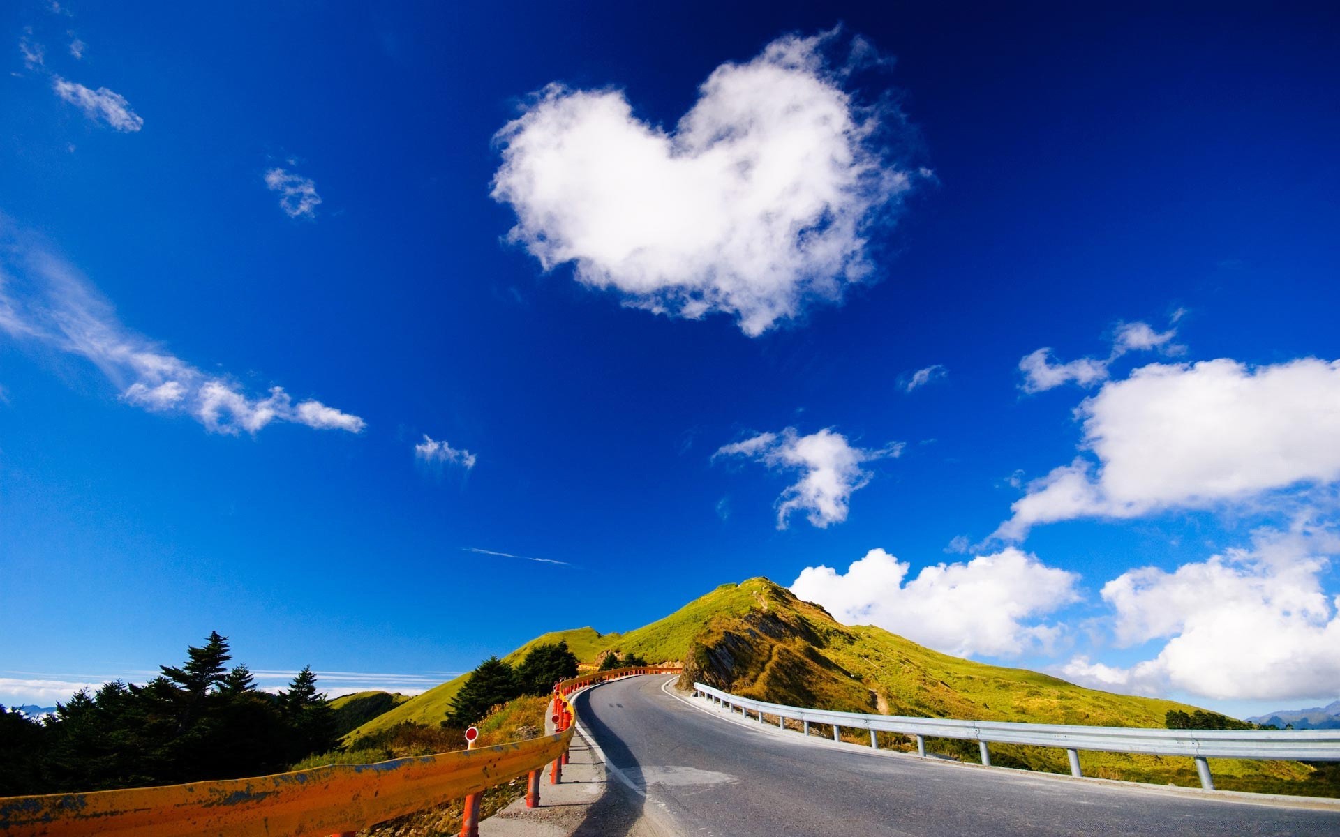 hearts travel sky road outdoors landscape nature scenic mountain daylight