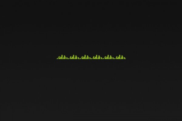Musical waves playing in the dark