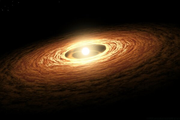A cosmic funnel is sucking in the planet