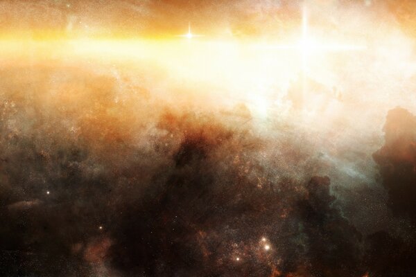 Cosmic dust similar to smoke
