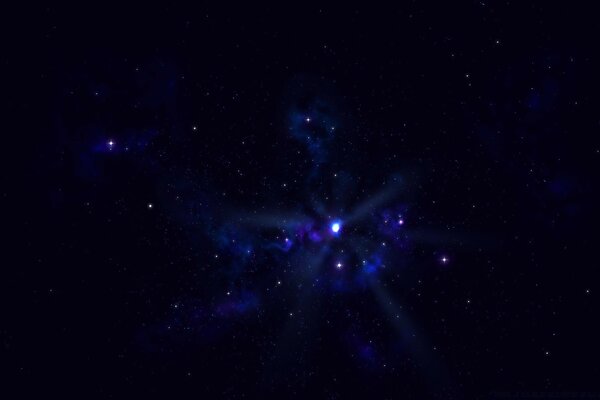 Stars in a clear night sky