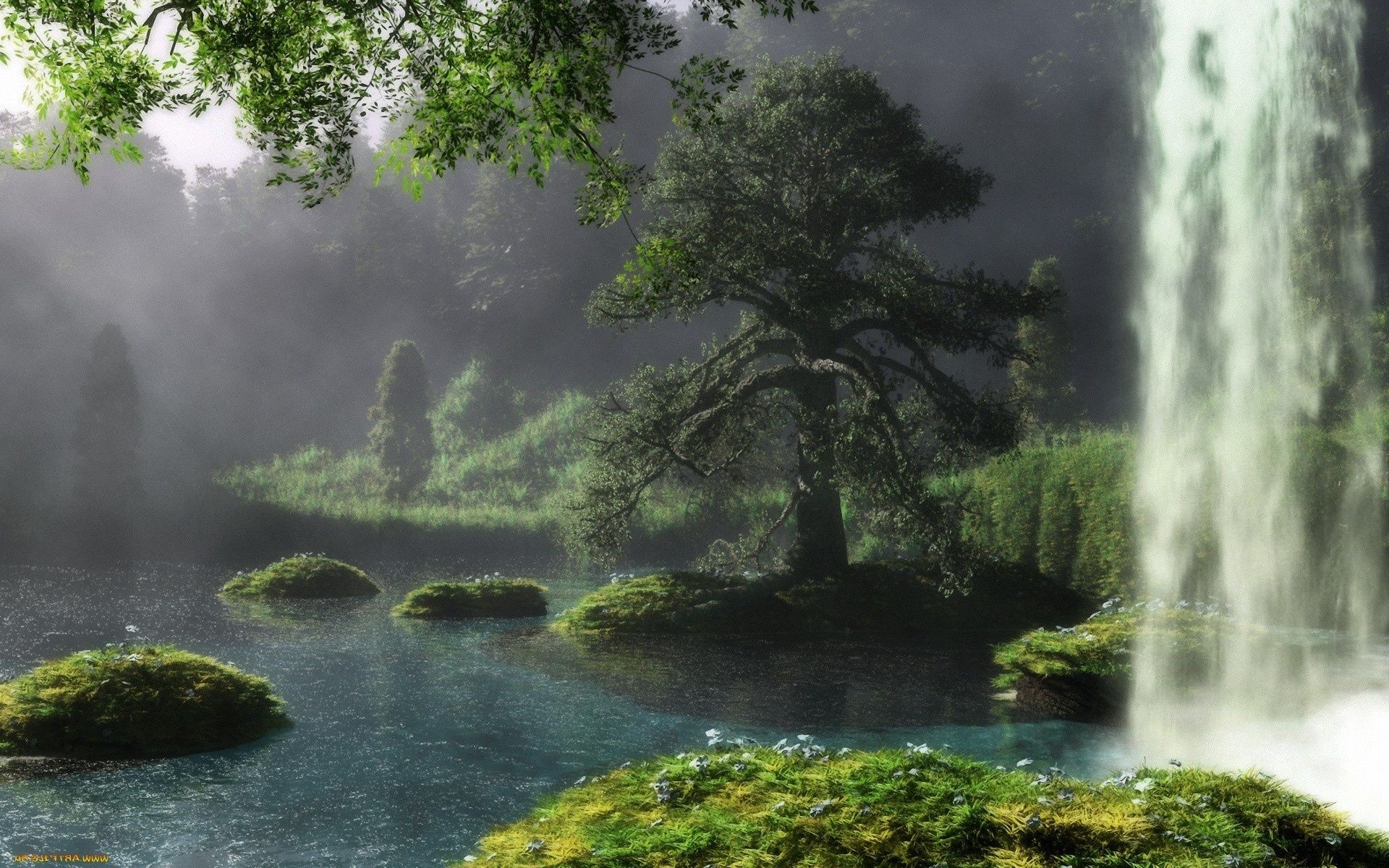 landscapes water nature tree wood waterfall park outdoors leaf river landscape travel mist fall summer lush environment