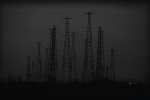 High voltage power lines