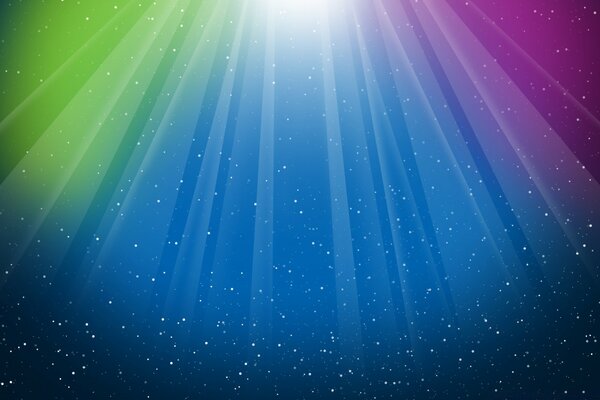 Aurora explosion blue green purple colorful