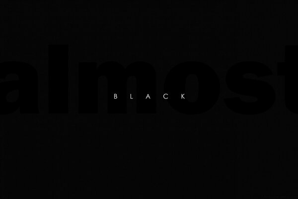 Black theme, for desktop