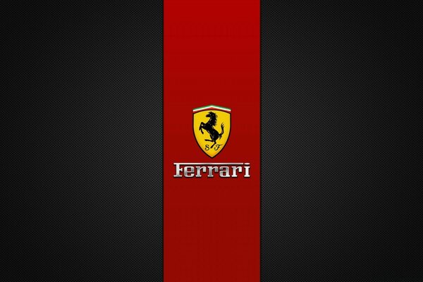 Graphic retro design of Ferrari