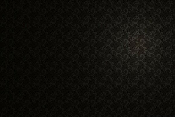 Openwork pattern on a black background