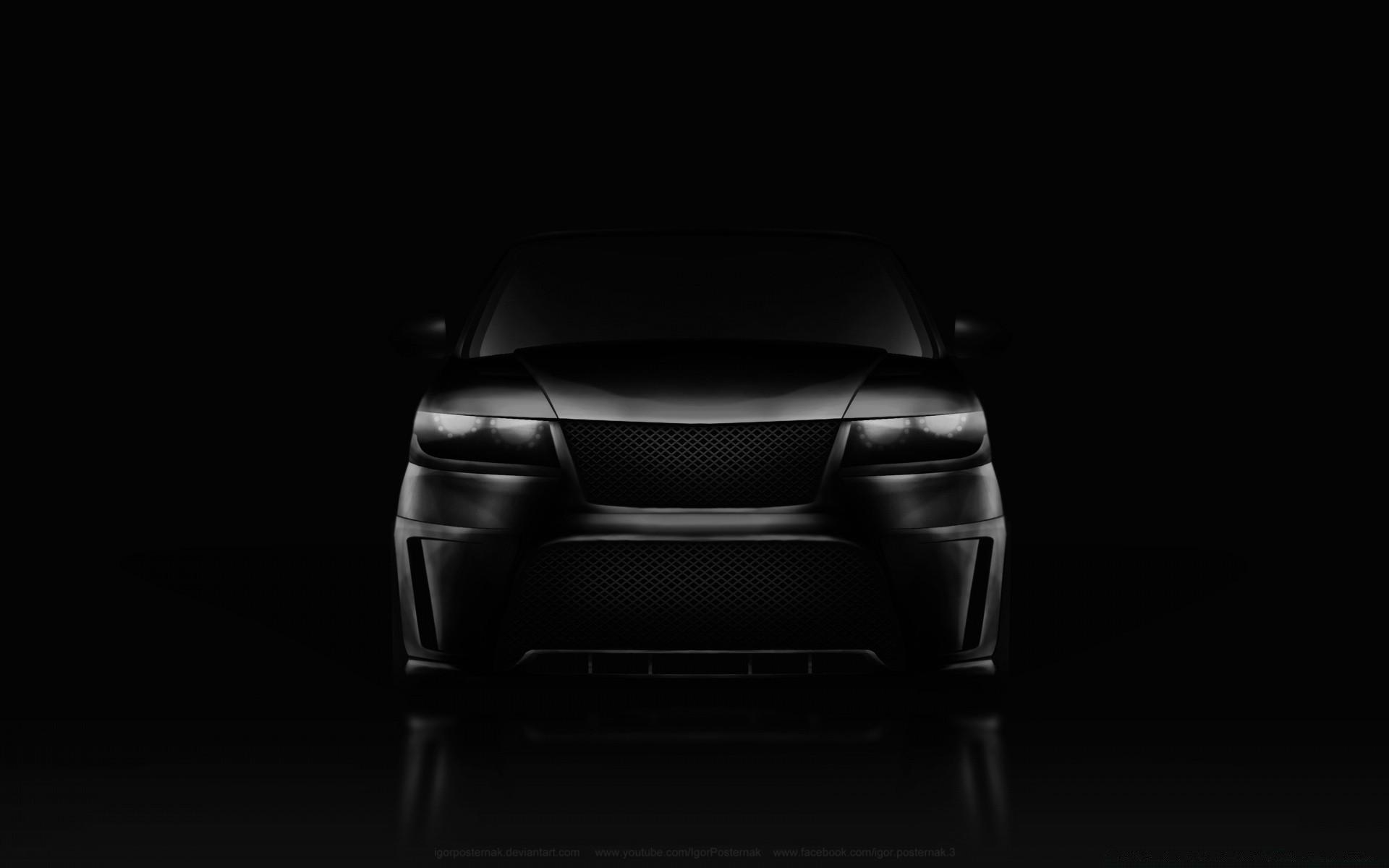black design dark car studio light desktop modern luxury classic art elegant chrome monochrome fashion