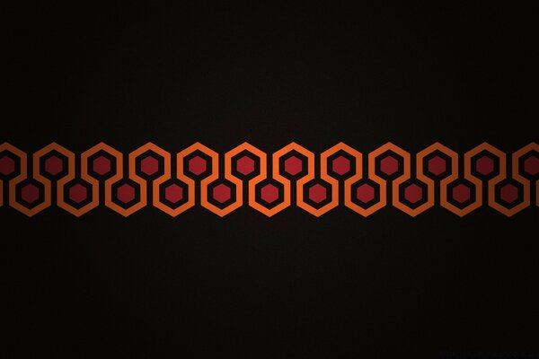 Honeycomb-shaped wallpaper texture