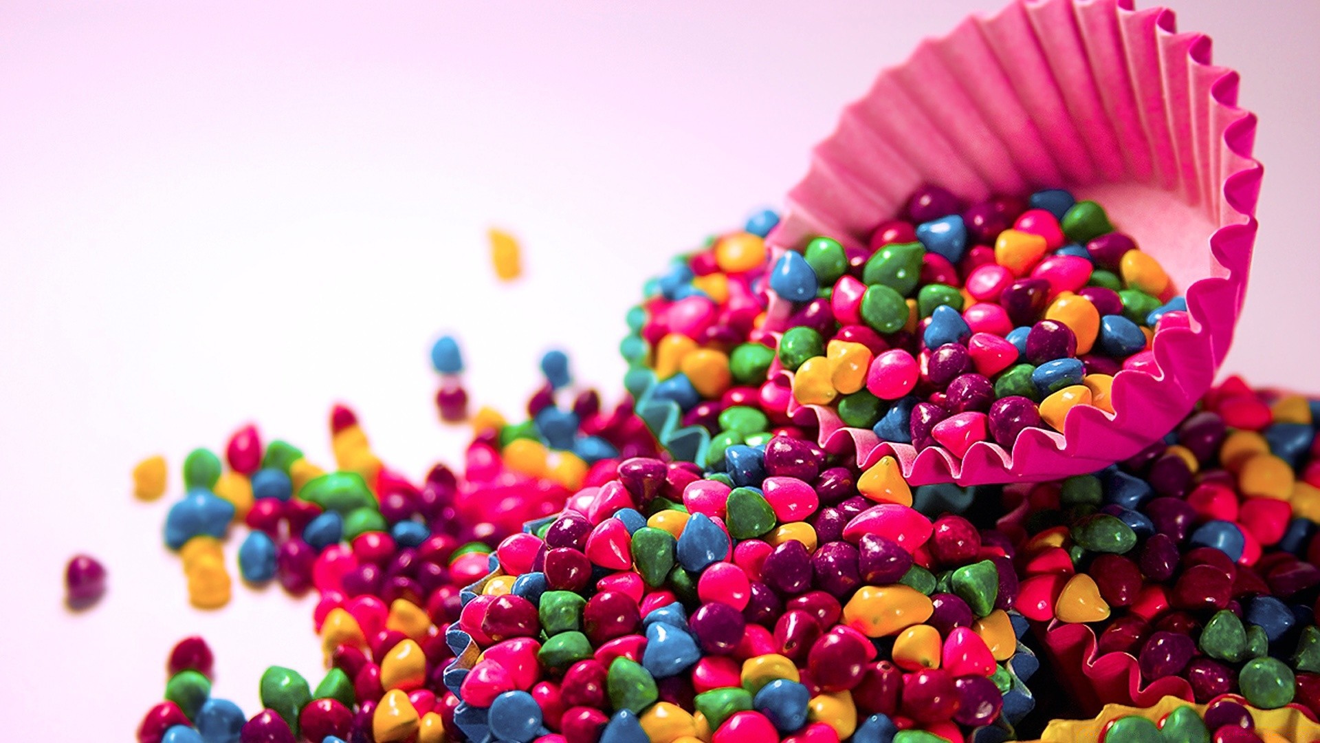 bright colors many candy food delicious kind confection color bright sweet