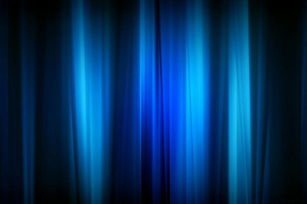 Blue glow on a dark background