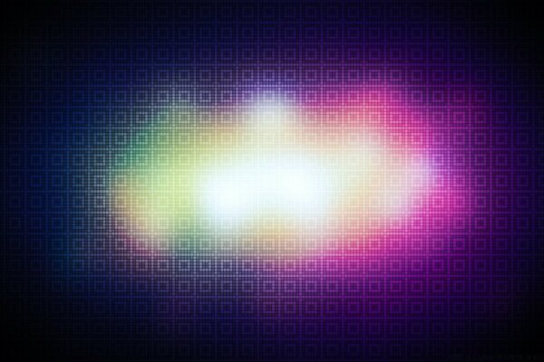 Bright blurred colors on the desktop