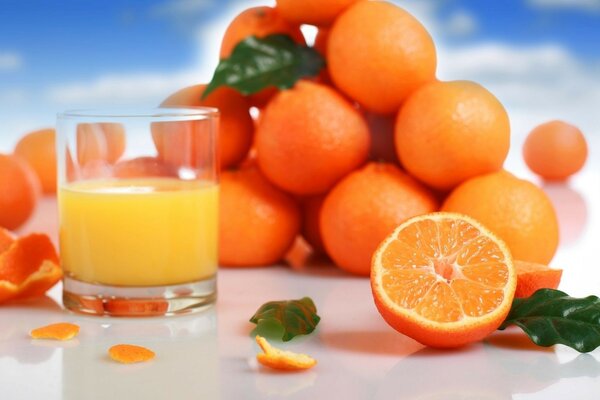 Healthy juicy fruit juice