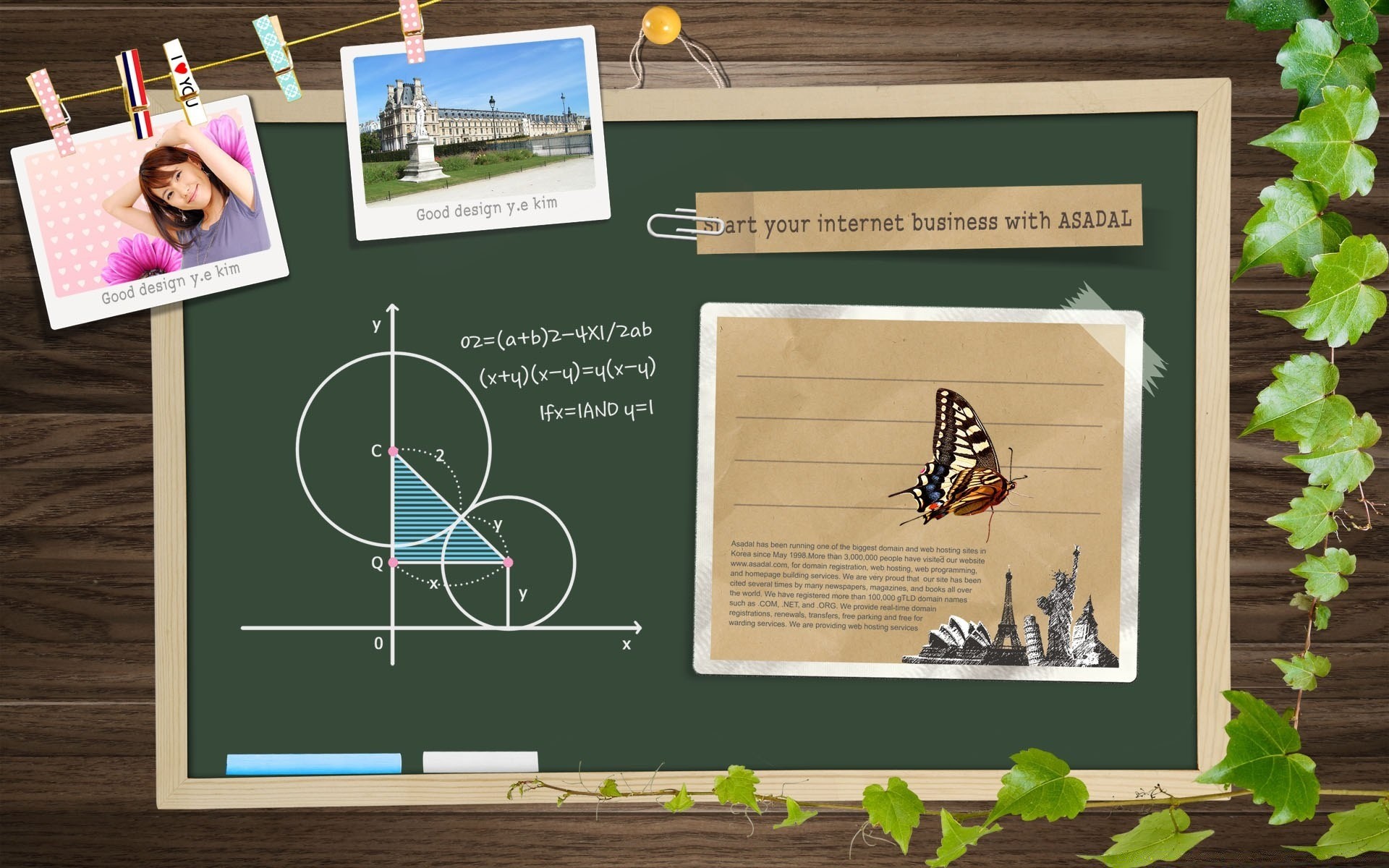 creative wood picture frame education nature outdoors empty