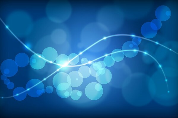 Light blue neon balloons