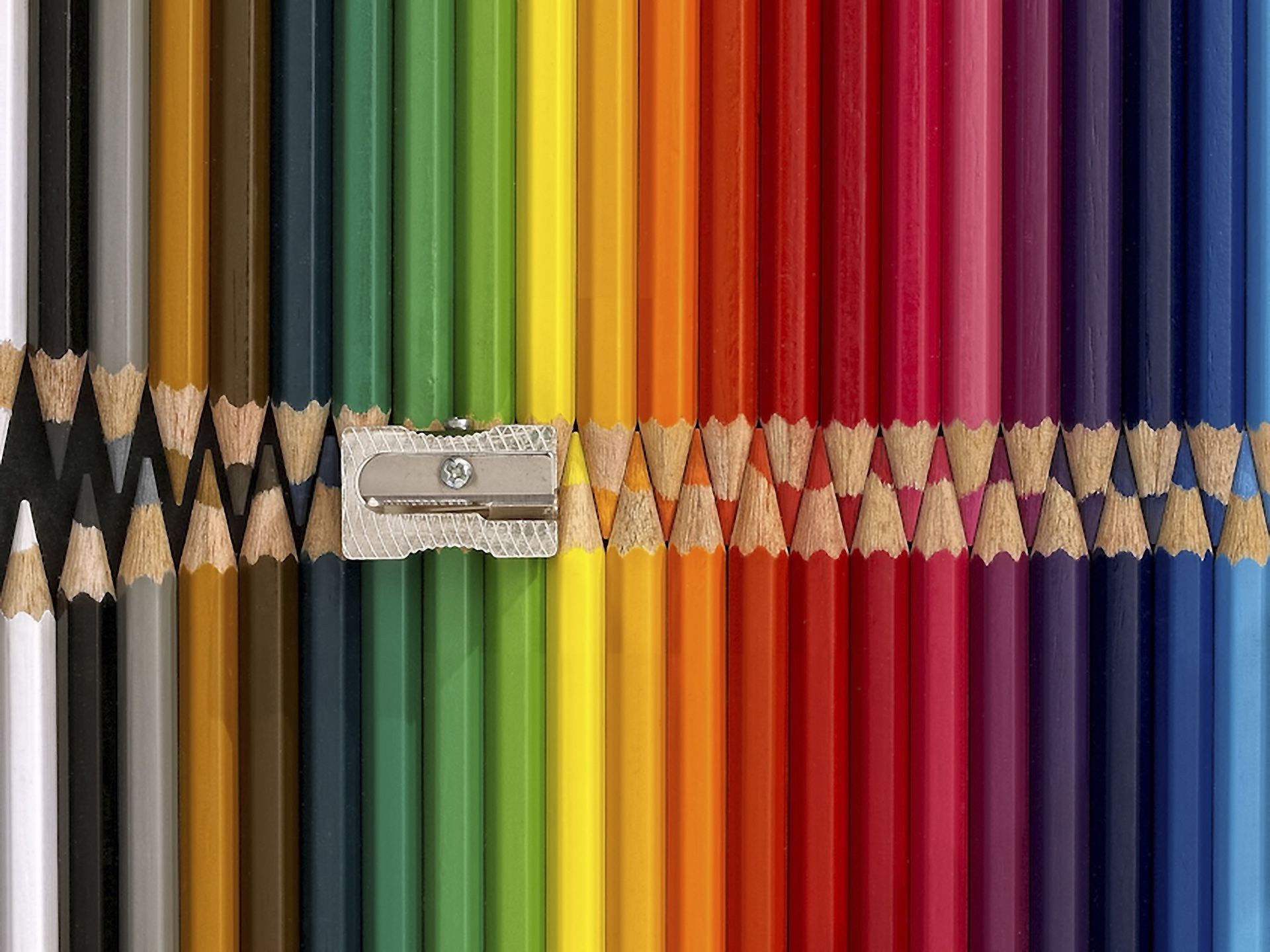items education wood pencil school art design color row