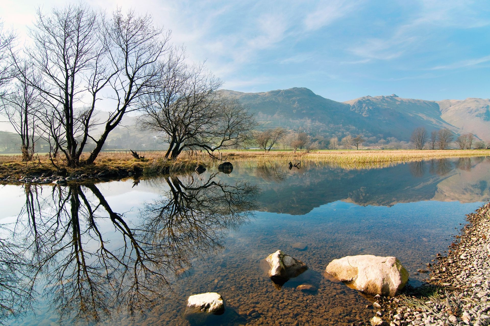 rivers ponds and streams landscape water lake nature reflection river tree fall dawn outdoors wood sky scenic