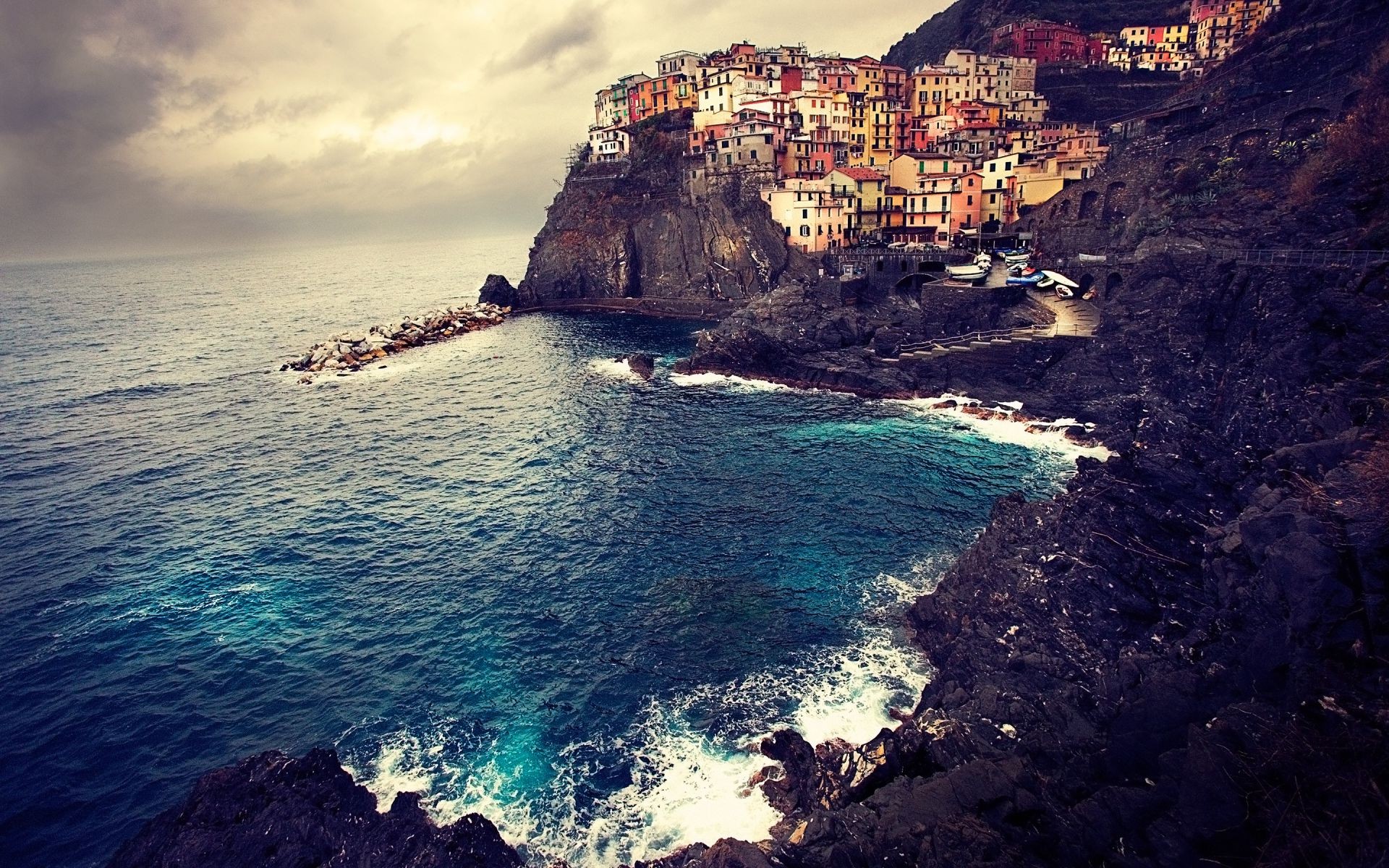 city and architecture sea seashore water travel beach ocean seascape island landscape sky rock vacation bay