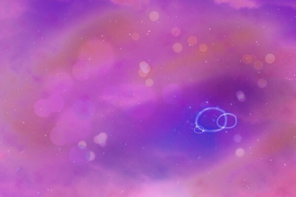 Light and shimmer in bright pink and purple tones
