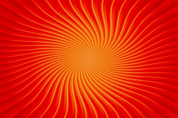 Fiery-sunny lines with a bright center