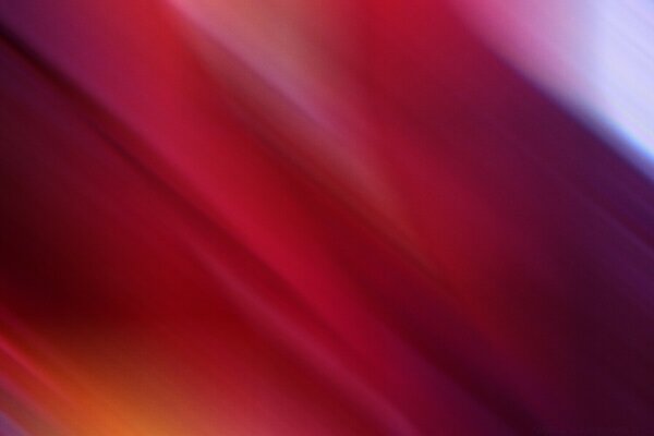 Bright scarlet colors in the glow