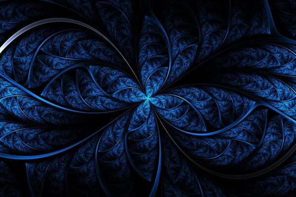 Abstract drawing of a spiral pattern