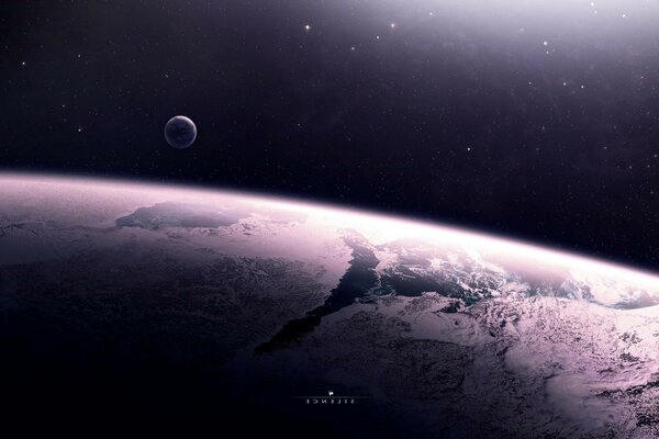The mainstay of the Earth satellite to the earth itself