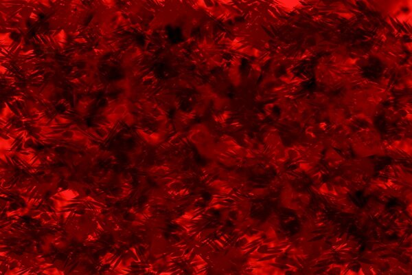 Abstract textural red field
