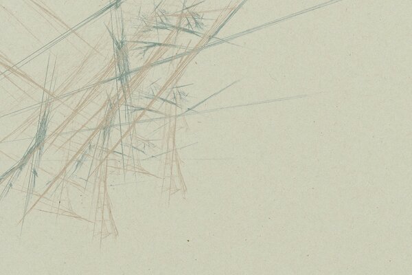 Pencil strokes on a light background