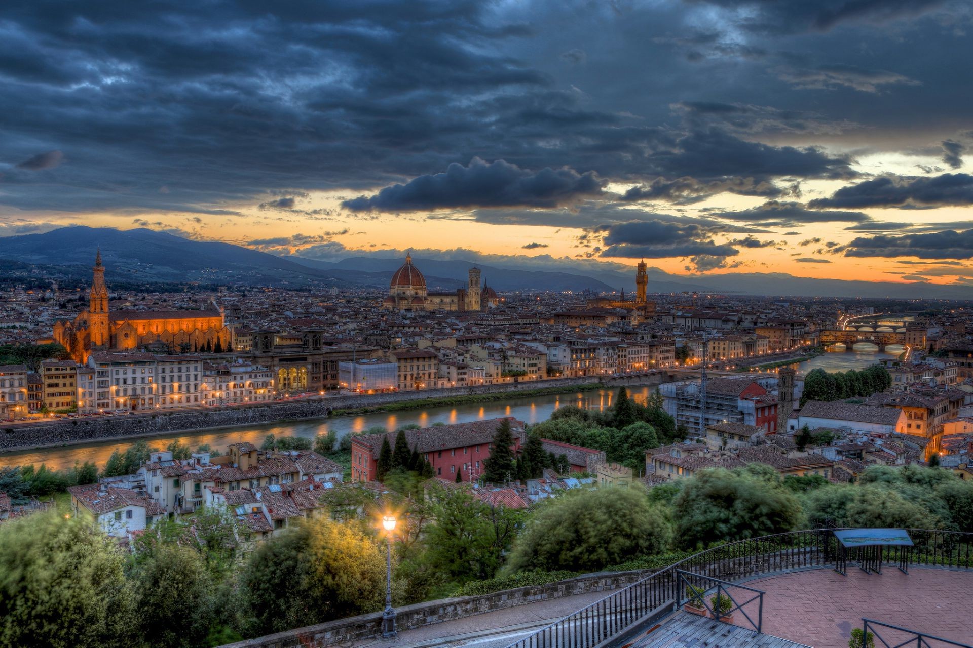 city travel architecture cityscape building town river bridge urban sky water sunset evening skyline sight dusk castle house tourism