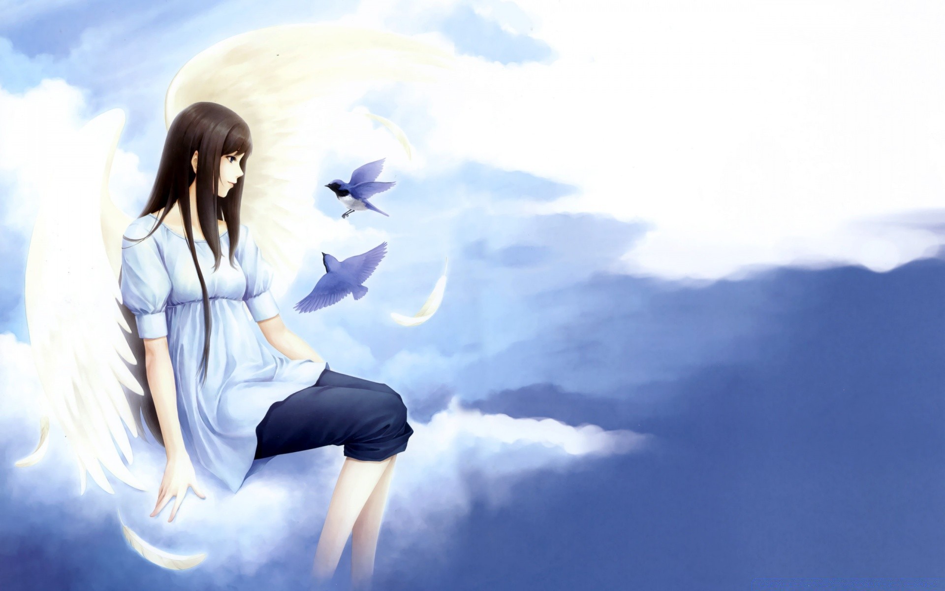 anime sky outdoors one adult woman girl portrait daylight freedom