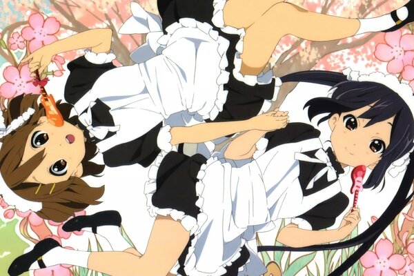 Anime. Illustration. K-on. Characters