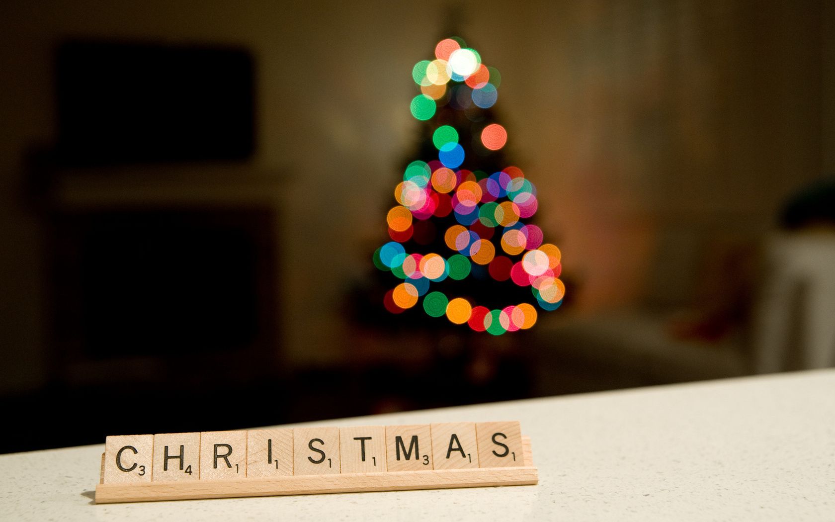 christmas blur