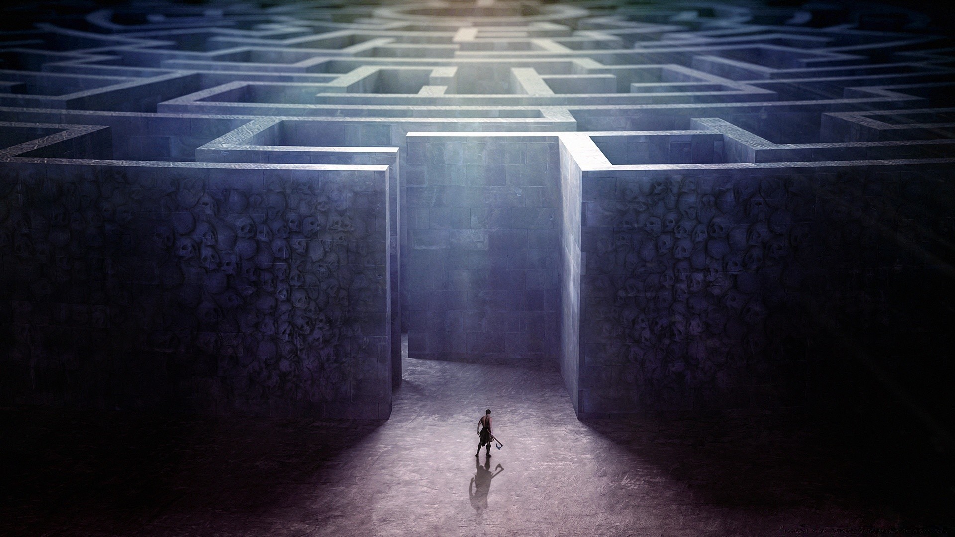 fantasy reflection city dark light travel outdoors