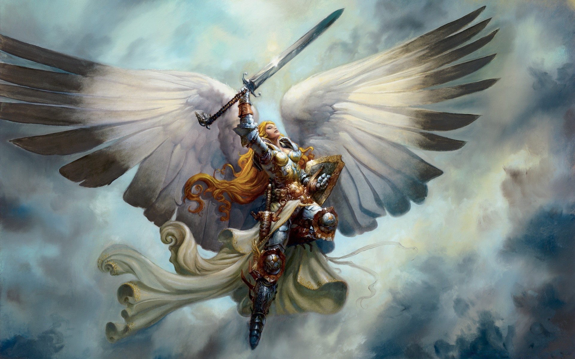 fantasy bird fly wing fish nature wildlife animal water underwater sea flight ocean