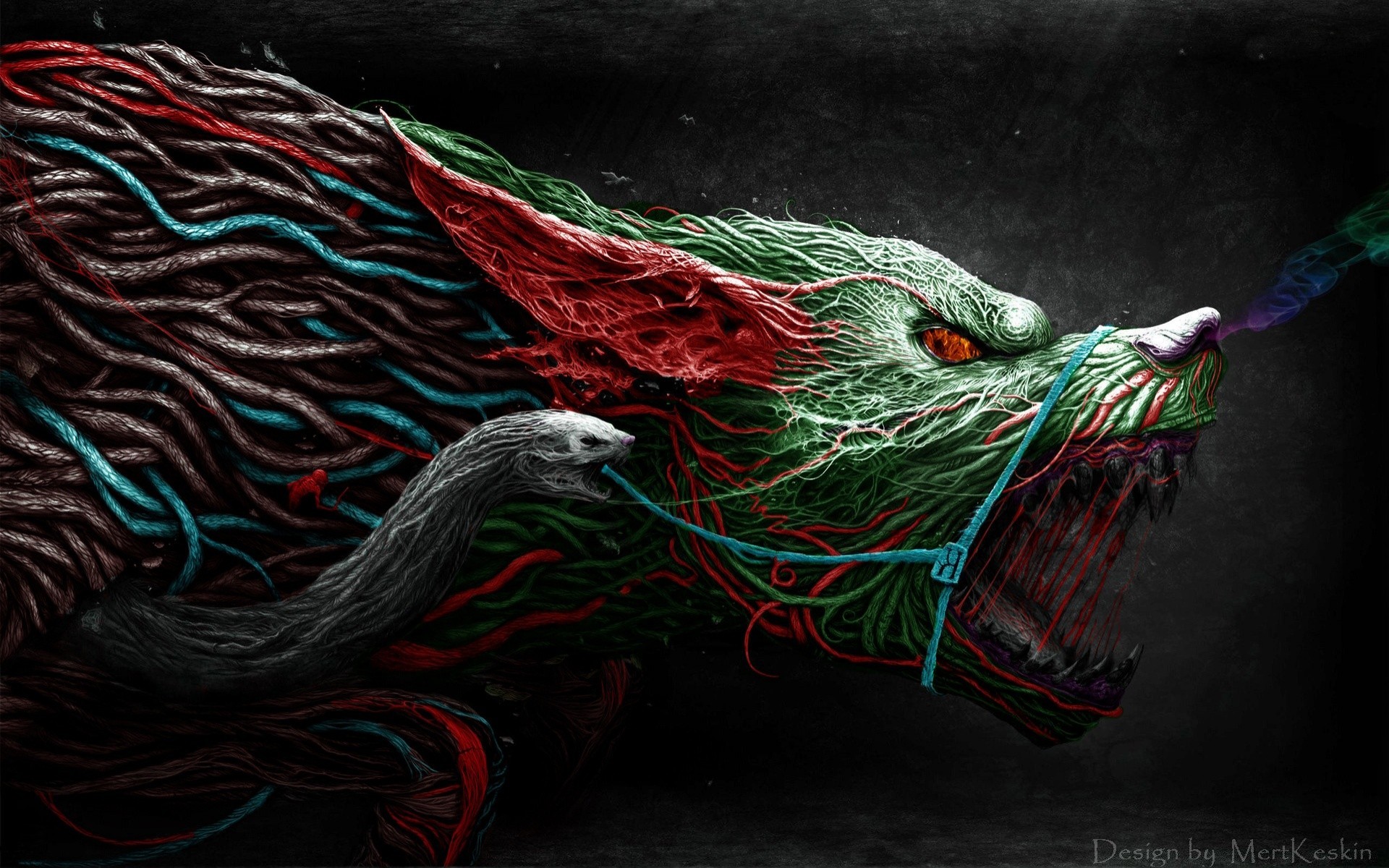 fantasy rope color desktop art flame