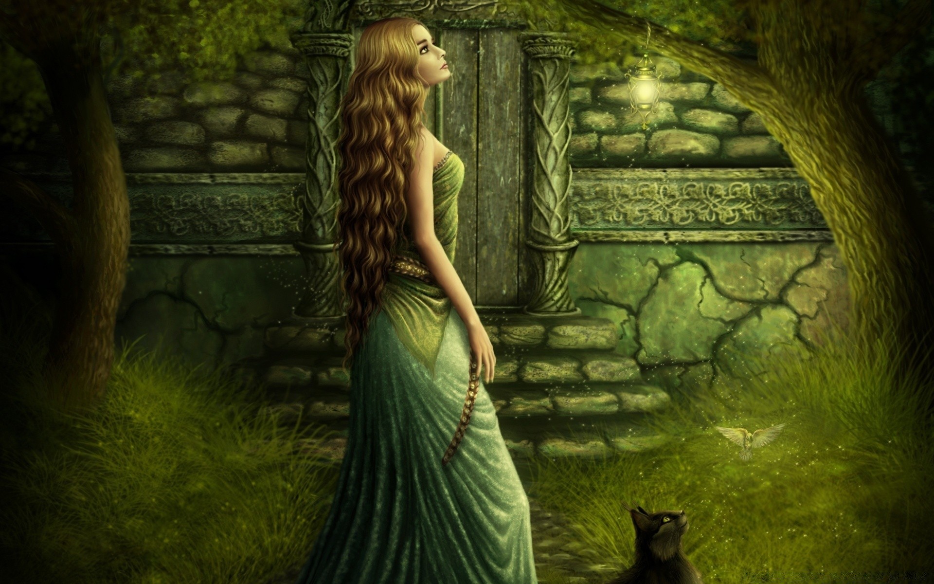 fantasy woman one art girl nude portrait adult