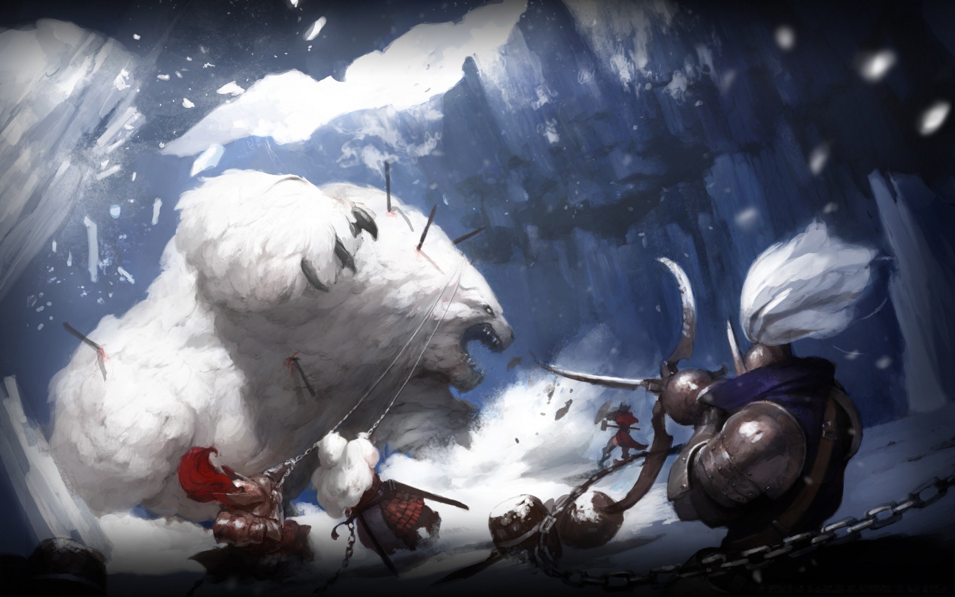 fantasy snow winter cold ice