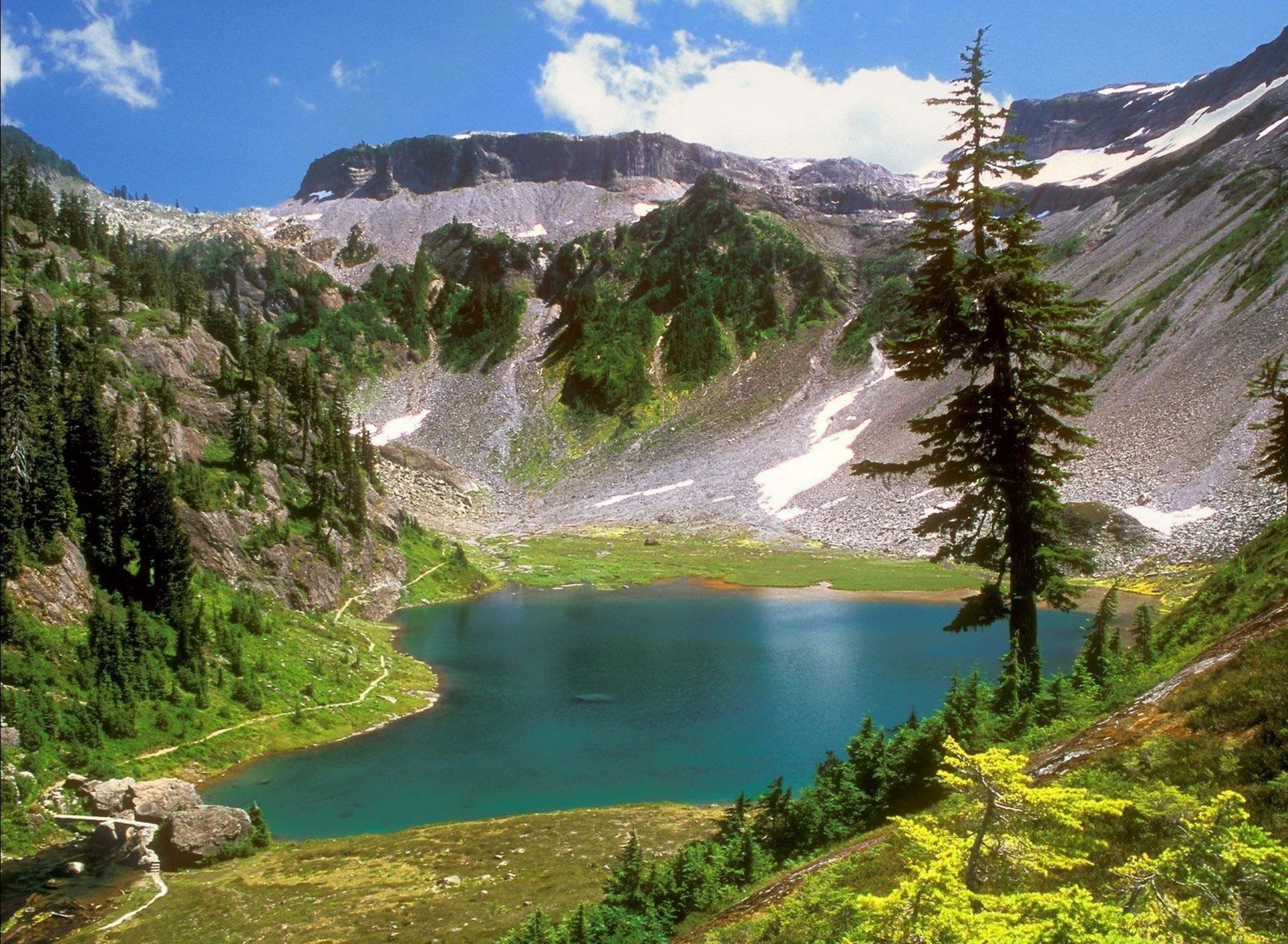 mountains water mountain nature landscape travel wood outdoors scenic lake river sky valley rock tree hike summer snow