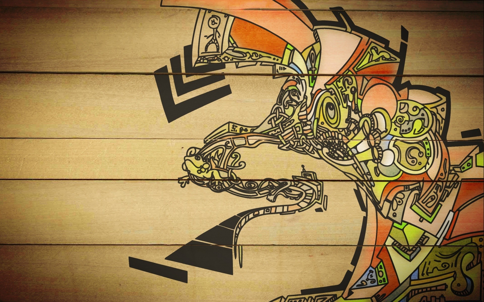 graffiti art retro illustration design