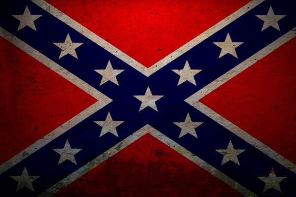 Patriotic flag with stars