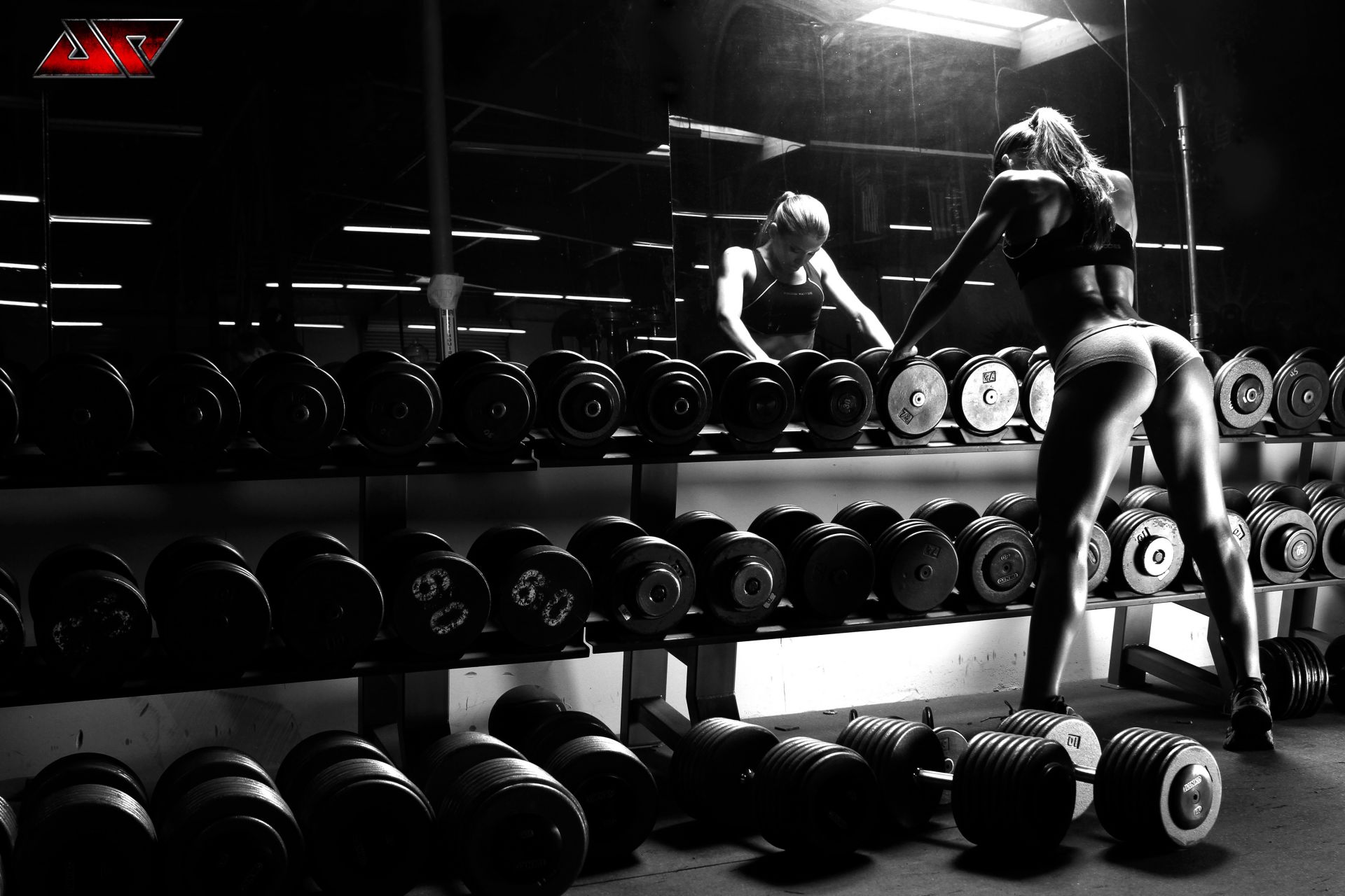 in action adult weightlifting barrel strength monochrome athlete indoors basement sport winery