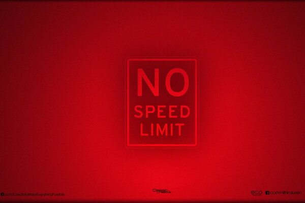 Logo on a bright red slide